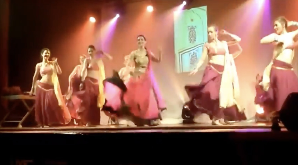 French Kathak Dancer