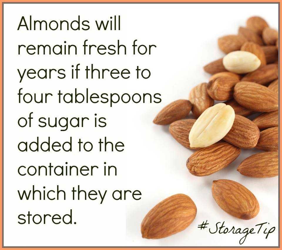 Preserving Almonds