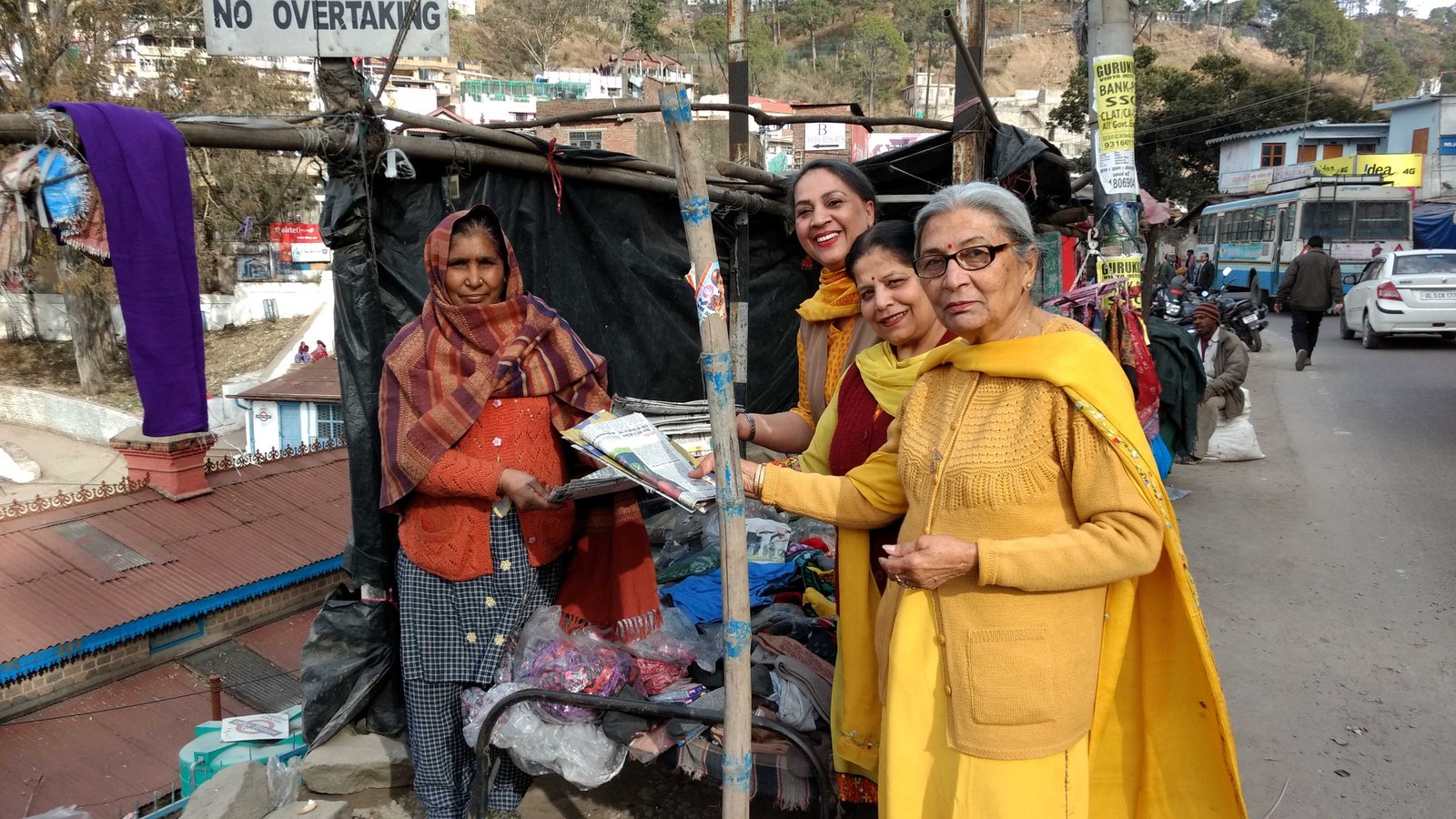 Anup Kaur Vilkhu with her team in Kasauli-fnbworld