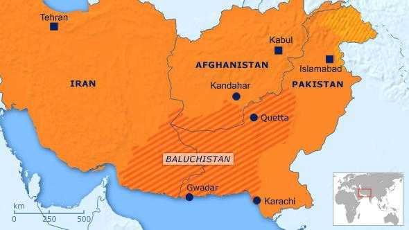 Map of Balochistan - fnbworld