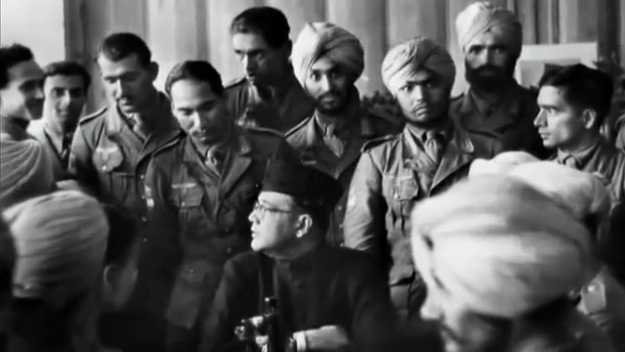 Bose with Azad Hind Fauj-fnbworld