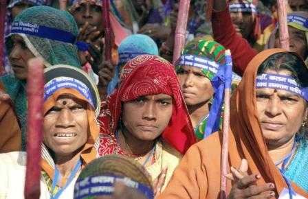 Dalit women protest-fnbworld