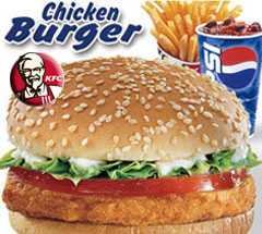 KFC chicken burger-fnbworld