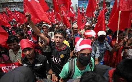 Maoists in Nepal-AP photo