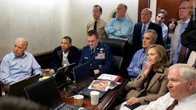 Obama Watching Osama raid-fnbworld
