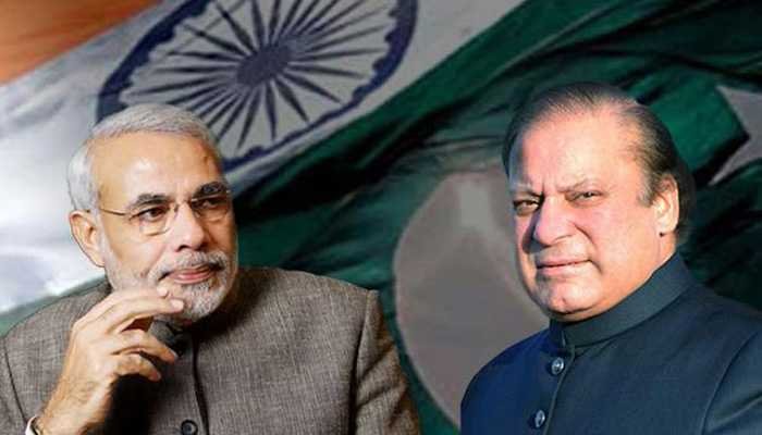 PM Modi with Pak Premier Nawaz Sharif - fnbworld