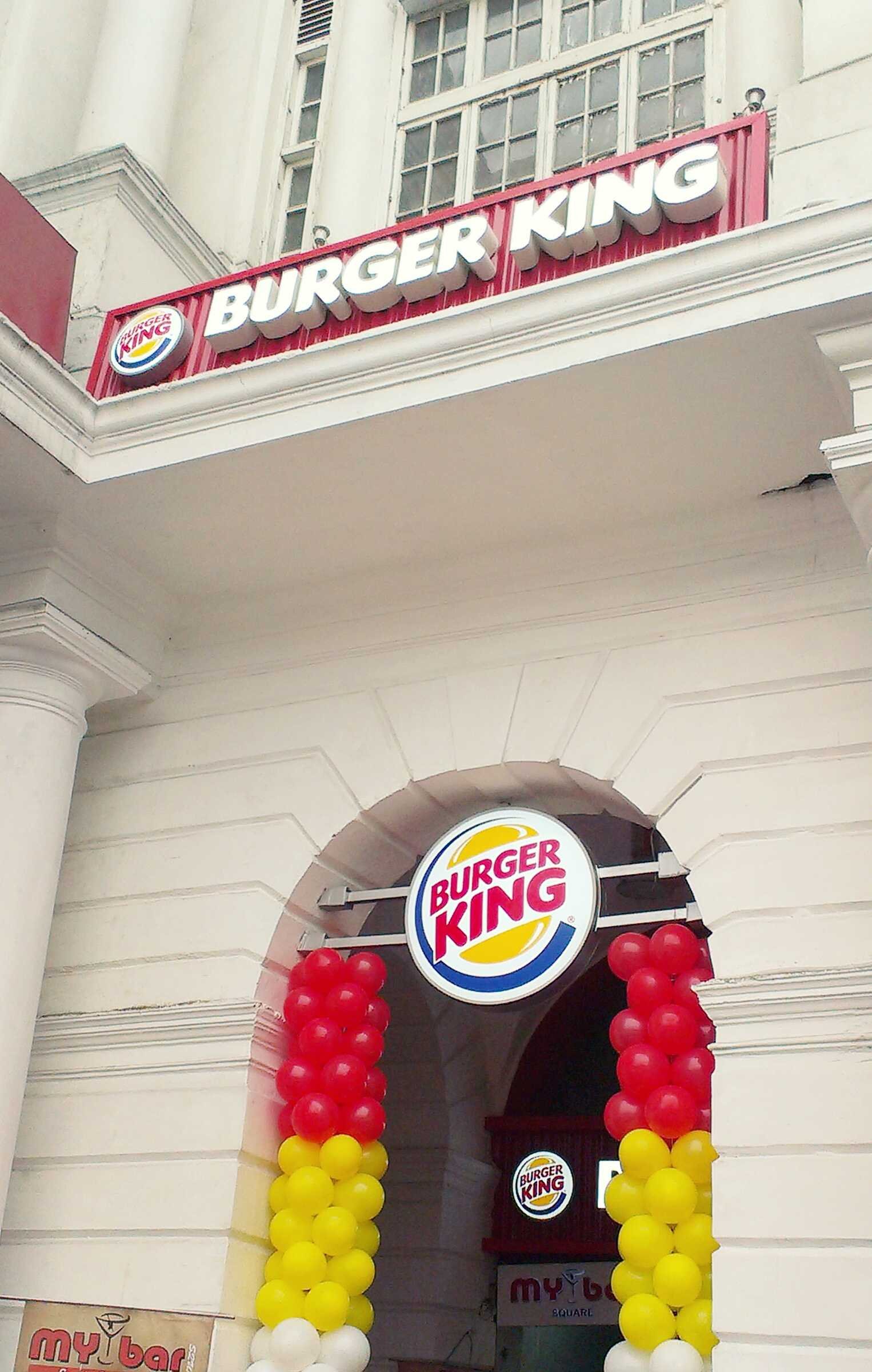 Burger King outlet in Connaught Place