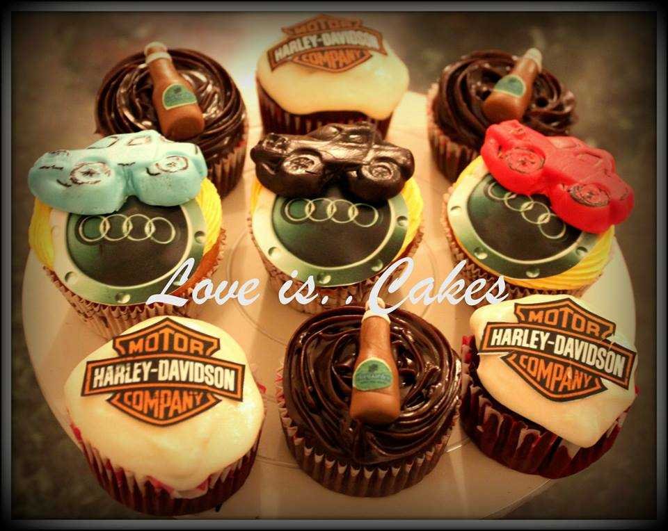 Fine cars shaped cakes