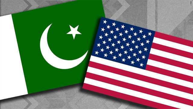 US-Pak flags- strange bed fellows