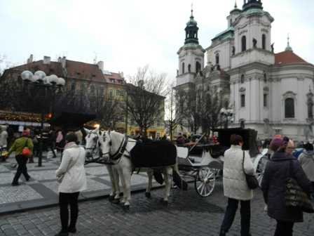Snow in Prague