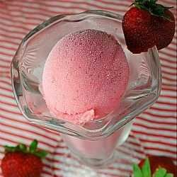 Strawberry buttermilk sherbet-fnbworld